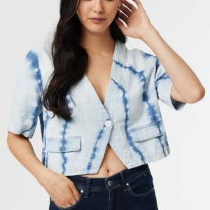 TIE DYE SHIRT IN INDIGO