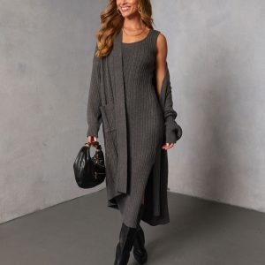 Malissa Knit Bodycon Midi Dress