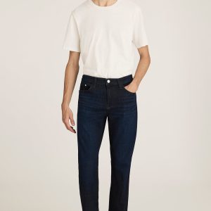 MATT RELAXED STRAIGHT LEG IN DEEP BRUSHED FEATHER BLUE