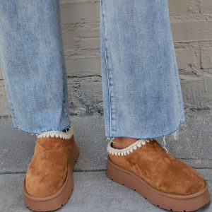 Emberlane Embroidered Platform Mules