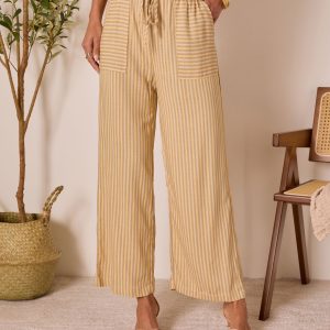 Meadowlight Striped Wide Leg Pants
