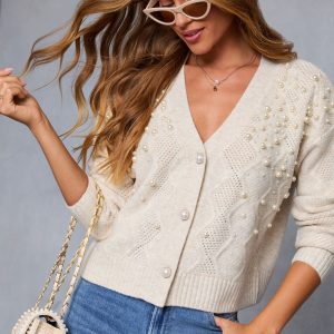 Blaklie Pearl Embellished Cardigan