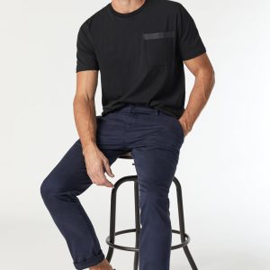 JOHNNY SLIM LEG CHINO IN DARK NAVY TWILL