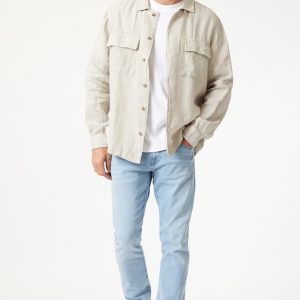 JAKE SLIM LEG IN ICE BLUE WILLIAMSBURG