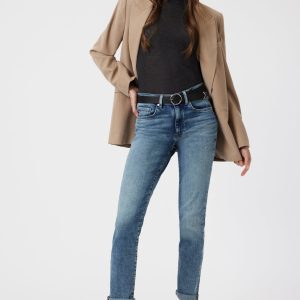 KATHLEEN SLIM BOYFRIEND IN LIGHT USED FEATHER BLUE