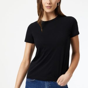 SLIM CREW NECK T-SHIRT IN BLACK