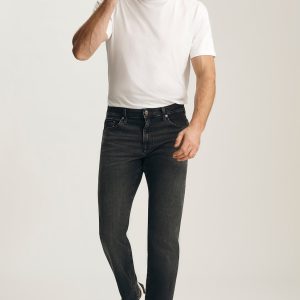 ZACH STRAIGHT LEG IN SMOKE ORGANIC VINTAGE